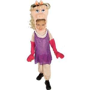  Childs Miss Piggy Halloween Costume (Size: 2 4T: Toys 