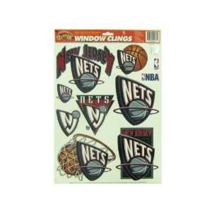  Bulk Pack of 144   new jersey nets window clings (Each) By 