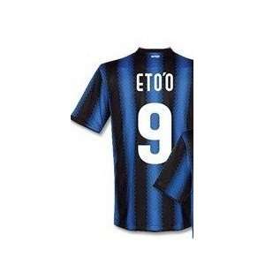  Eto o Inter 10/11 Home Soccer Jersey Size Large 
