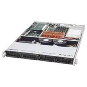  Supermicro CSE 813S 500B / SC813S 500 Black e.ATX 1U Chassis 