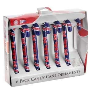  Mississippi 2010 Set of 6 Candy Cane Ornaments: Home 