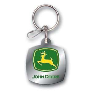  John Deere Logo Enamel Key Chain: Automotive