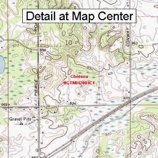  USGS Topographic Quadrangle Map   Chelsea, Michigan 