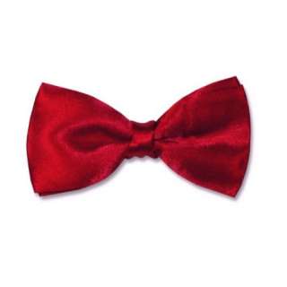  BOWTIE Solid Mens red Tuxedo BowTies Clothing