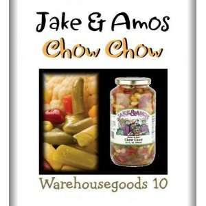 Jake & Amos Chow Chow / 2   16 Oz. Jars: Grocery & Gourmet Food