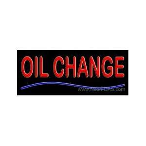  Oil Change Outdoor Neon Sign 13 x 32: Home Improvement