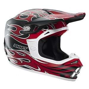  2011 Shift Riot Motocross Helmet Flames