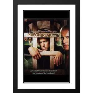 Prison Break (TV) 20x26 Framed and Double Matted TV Poster   Style I 