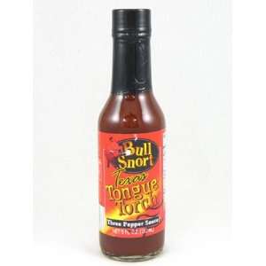 Bull Snort Texas Tongue Torch Tarte Pepper Sauce Hot  