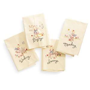   Cannon Falls Laundry Chores Embroidered Dish Towels 