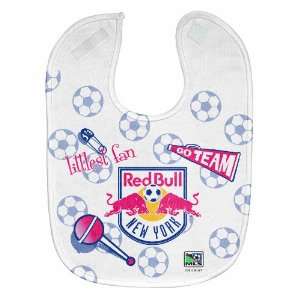  MLS Red Bull New York Full Color Mesh Baby Bib: Sports 