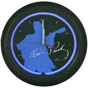  Elvis Presley Blue Neon Wall Clock New Gift: Home 