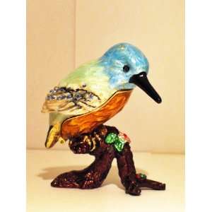   Bird on a Branch Figurine with Stones  No Sales Tax