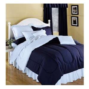  Madison Twin Comforter   Blue/Navy