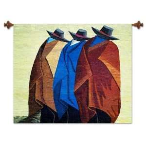 Wool tapestry, Travelers 