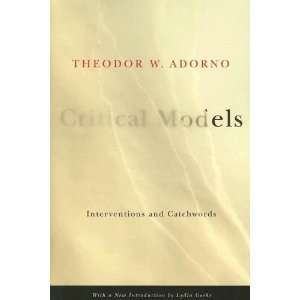   Series in Social Thought and [Paperback] Theodor W. Adorno Books