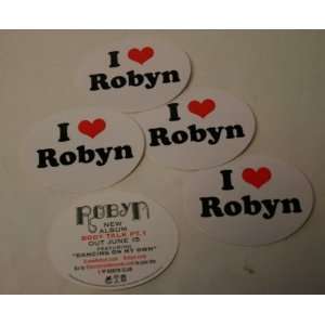  Robyn Body Talk Pt1 I Love Robyn 5 Pack Stickers 