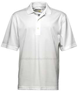 Greg Norman Signature Series UV WHITE Golf Shirt MEDIUM  