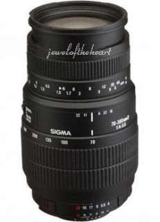 Sigma 70 300mm Lens for Nikon D1 D2 D3 D50 D70 D80 D90 D100 D200 D300 