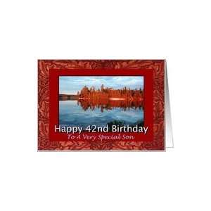  42nd Birthday Son Sunrise Reflections Card Toys & Games