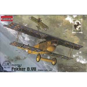  Fokker D.VII Late 1/48 Roden: Toys & Games