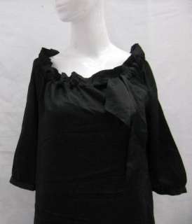 NWOT Pink Tartan Silk Ruffle Dress/Black   Size : XS  