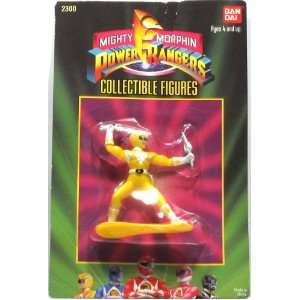   Morphin Power Rangers Collectible Figure   Yellow Ranger Toys & Games