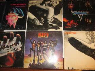 85 LP Metal Lot:Led Zeppelin,KISS,Judas Priest,Black Sabbath,Ratt,UFO 