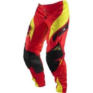  Fox Racing Platinum Race Pants   36/Red/Yellow Automotive