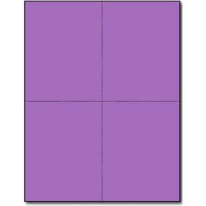  4up Postcards, Planetary Purple   100 Sheets / 400 Postcards 