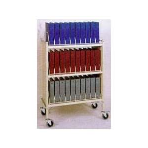 Omnimed Omnicart Chart Rack 34 1/2X43 3/4X17 10 2 3/4 Binders/Shelf 