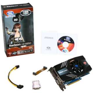 SAPPHIRE 100315L Radeon HD 6850 1GB 256 bit GDDR5 PCI Express 2.1 x16 