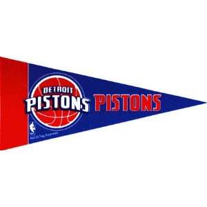  NBA Mini Detroit Pistons Pennant, (2 Pack) Sports 
