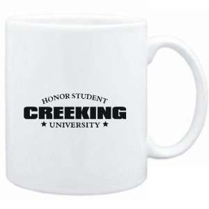  Mug White  Honor Student Creeking University  Sports 