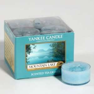  Mountain Lake Yankee Candle® Tea Lights: Home & Kitchen