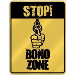  New  Stop ! Bono Zone  Parking Sign Name: Home & Kitchen