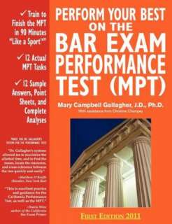   Scoring High On Bar Exam Essays by Mary Campbell 