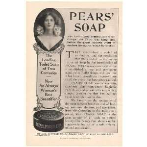   1908 Pears Soap Woman Best Beautifier Print Ad (52302): Home & Kitchen