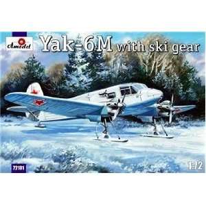  Yakovlev Yak6M Transport Aircraft w/Skis 1 72 Amodel Toys 