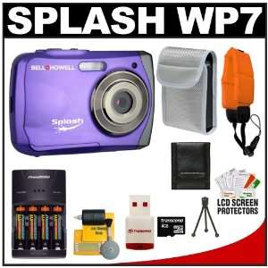  Bell & Howell Splash WP7 Waterproof Digital Camera (Purple 