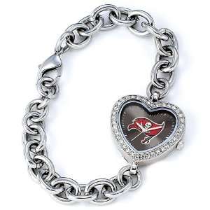  Ladies NFL Tampa Bay Buccaneers Heart Watch: Jewelry
