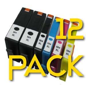   12 pack HP 564 / 564 XL Compatible Ink Cartridges Combo: Electronics