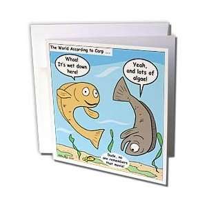   to Garp Fish Parody   Greeting Cards 12 Greeting Cards with envelopes