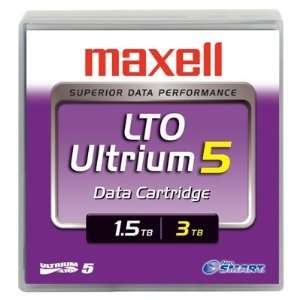  MAXELL Tape, LTO, Ultrium 5, 1.5TB/3.0TB: Electronics