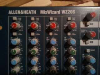 Allan & Heath Mix Wizard WZ 20S Console Mixer Monitor RARE Sounds 