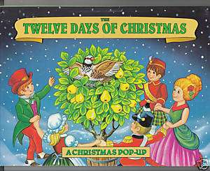 The Twelve Days of Christmas Pop Up Children Book 1996  