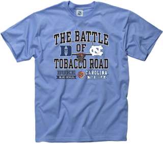 Duke Blue Devils vs North Carolina Tar Heels White Rivalry T Shirt 