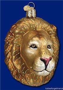 LIONS HEAD OLD WORLD CHRISTMAS LION ORNAMENT 12311  