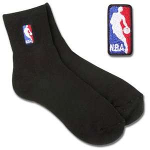  Official NBA Black Quarter Socks