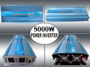 10000w MAX 5000w power inverter 12V DC to 110 120V 60HZ  